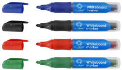 BLUERING Táblamarker 3mm, kerek, cserélhető betétes, Bluering®, 4 klf. szín - papirx