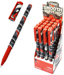 Vinson Golyóstoll kupakos, 0, 7mm Vinson Sneaker A188 vegyes test displ 20 db/display - papirx