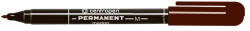 Centropen Alkoholos marker 1mm, M, Centropen 2846 barna - papirx