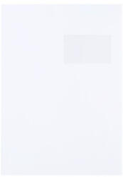 Bluering Boríték TC/4 szilikonos bélésnyomott jobb ablak 50x100mm ablak jobb oldalról 20mm felülről 52mm Bluering® fehér - papirx