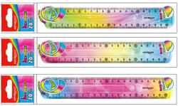 Keyroad Vonalzó 20 cm, flexibilis Keyroad Flex Draw színátmenetes - papirx