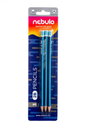Nebulo Grafitceruza 2B, 3 db-os, Nebulo - papirx