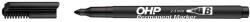 ICO Alkoholos marker, OHP, 2-3 mm, B, fekete (TICOHPBFK)