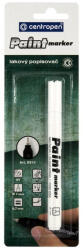 Centropen Lakkmarker 0, 7mm, vékony metál hegy Centropen 9211 fehér - papirx