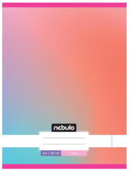 Nebulo Füzet, A4, sima, 80-32, Monochrome és Gradient minták I. , 12 db/csomag Nebulo