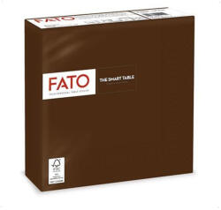 FATO Szalvéta 2 rétegű 33 x 33 cm 50 lap/cs Fato Smart Table csokoládé_82622400 - papirx