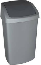 Keter Billenős szemetes, 50 l "Swing top", ezüst/grafit