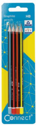 Connect Grafitceruza HB, háromszögletű, Connect 4 db/bliszter - papirx
