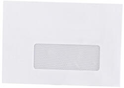 Bluering Boríték LC/6 enyvezett bélésnyomott jobb ablakos 35x90mm 114x162mm J28A20 Bluering® fehér - papirx