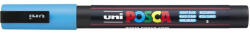 uni Dekormarker 0, 9-1, 3mm, Uni Posca PC-3M világoskék - papirx