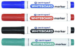 Centropen Táblamarker 2, 5mm, kerek hegyű, Centropen 8559, 4 klf. szín - papirx