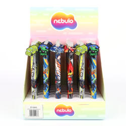 Nebulo Zseléstoll radírozható, járművek, 36 db/display Nebulo - papirx