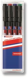 edding Alkoholos marker készlet 0, 6mm, 141F OHP Edding 4 klf. szín - papirx