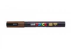 uni Dekormarker 0, 9-1, 3mm, Uni Posca PC-3M barna