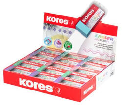 Kores Radír display "KE-30", pasztell színek