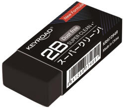 Keyroad Radír, 20 db/display, Keyroad Tec TPE, fekete - papirx