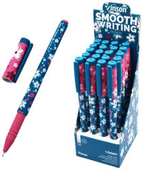 Vinson Golyóstoll kupakos, 0, 7mm Vinson Flower A18 vegyes test displ 20 db/display - papirx