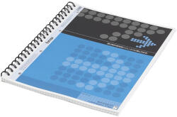 Fornax Spirálfüzet A4, 70lap vonalas perforált lyukasztott Fornax 10310