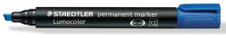 STAEDTLER Alkoholos marker 2-5mm, vágott hegyű, Lumocolor 350 Staedtler kék - papirx
