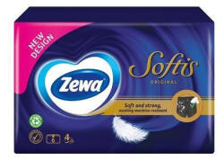 Zewa Papírzsebkendő 4 rétegű 6 x 9 db/csomag Zewa Softis illatmentes - papirx