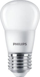 Philips LED izzó, E27, kisgömb, P45, 5W, 470lm, 2700K "CorePro