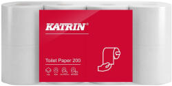 Katrin Toalettpapír 2 rétegű kistekercses átmérő: 11, 5 cm 200 lap/23 m/tekercs 8 tekercs/csomag Katrin_104749 fehér - papirx