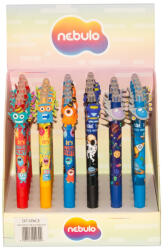 Nebulo Zseléstoll radírozható, nyomógombos, űrlények 36 db/display Nebulo - papirx