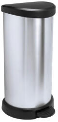 Keter Pedálos szemetes, fémhatású, 40 l (UCPE40)