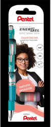 Pentel Rollertoll zselés 0.7mm, Pentel EnerGel BL77-4, írásszín korall, orgona, szürke, türkiz - papirx