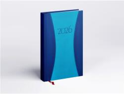 Realsystem Határidőnapló Prémium A B/5, heti krémszínű lapokkal kék Realsystem 2026 - papirx