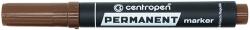 Centropen Alkoholos marker 2, 5mm, kerek hegyű, Centropen 8566 barna - papirx