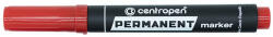 Centropen Alkoholos marker 1-4, 6mm, vágott hegyű, Centropen 8576 piros - papirx