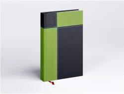 Realsystem Határidőnapló Prémium M A/5, napi krémszínű lapokkal zöld Realsystem 2026 - papirx