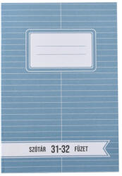 LYNX Füzet iskolai A5, 32lap, szótár 31-32 LYNX