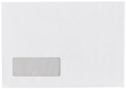 Bluering Boríték LC/5 enyvezett bélésnyomott bal ablakos 35x90mm 162x229mm B20A20 Bluering® fehér