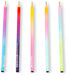 Nebulo Grafitceruza HB, háromszögletű, 72 db/doboz, Nebulo, vegyes minták, Gradiens - papirx