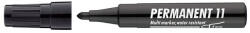 ICO Alkoholos marker, 1-3 mm, kúpos "Permanent 11", fekete (TICP11FK)