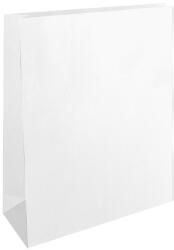 Papirx Tasak redős-talpas tasak 20x30x7cm, kraft fehér