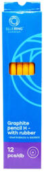 BLUERING Grafitceruza H, radíros Bluering® - papirx