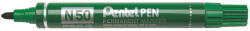 Pentel Alkoholos marker fém testű 4, 3mm kerek hegyű N50-DE Pentel Extreme zöld - papirx
