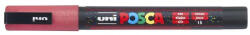 uni Dekormarker 0, 9-1, 3mm, Uni-Posca PC-3ML csillámló piros - papirx
