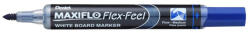 Pentel Táblamarker 1-5mm, hajlékony hegyű Pentel Maxiflo Flex Feel kék - papirx