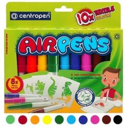Centropen Filctoll fújós készlet Centropen AIRPENS 1539 Textile 10 klf. szín