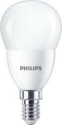 Philips LED izzó, E14, kisgömb, P48, 7W, 806lm, 4000K "CorePro (PLED55)