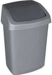 Keter Billenős szemetes, 25 l "Swing top", ezüst/grafit