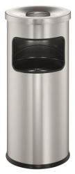 DURABLE Tűzálló szemetes, kerek, hamutartóval "Safe", ezüst