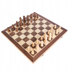 SUPVOX Tartós, Összecsukható Fa Sakk Készlet, Színes Bábukkal