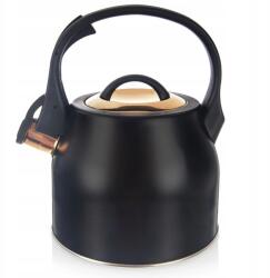 ORION Gáz vízforraló indukciós síp fedéllel Fekete Tömör Tartós Orion 3L (P272067)