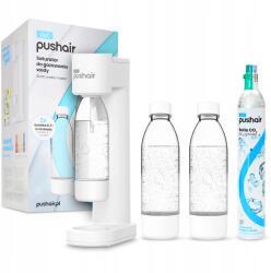 Dafi Szódakészítő Gép Dafi PushAir vízhez 2 x palack 0, 7 L CO2 patron szett fehér (SATB2B)