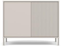 Topeshop Kamaro 2D Slim/sima Kasmír komód bordázott fronttal (KOMODA KAMARO 2D SLIM/GŁ KASZMIR)